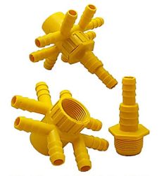 Bộ chia 8 nhánh ra 14 ly ( màu vàng)  N – B 8 NHANH