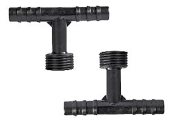 T 2 đầu 10 ly ren ngoài 21 nhựa POM  T10ly – RN21