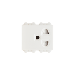 Ổ cắm đơn 3 chấu có màn che 16A SCUE Sino (series S18C)