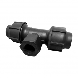 Tê ren trong PE 110x4