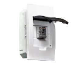 Tủ điện âm tường mặt nhựa E4FC2/4SA Sino