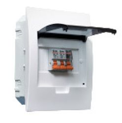 Tủ điện âm tường mặt nhựa E4FC3/6SA Sino