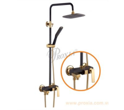 BỘ SEN CÂY NÓNG LẠNH SƠN TĨNH ĐIỆN MẠ VÀNG CAO CẤP PR-2240